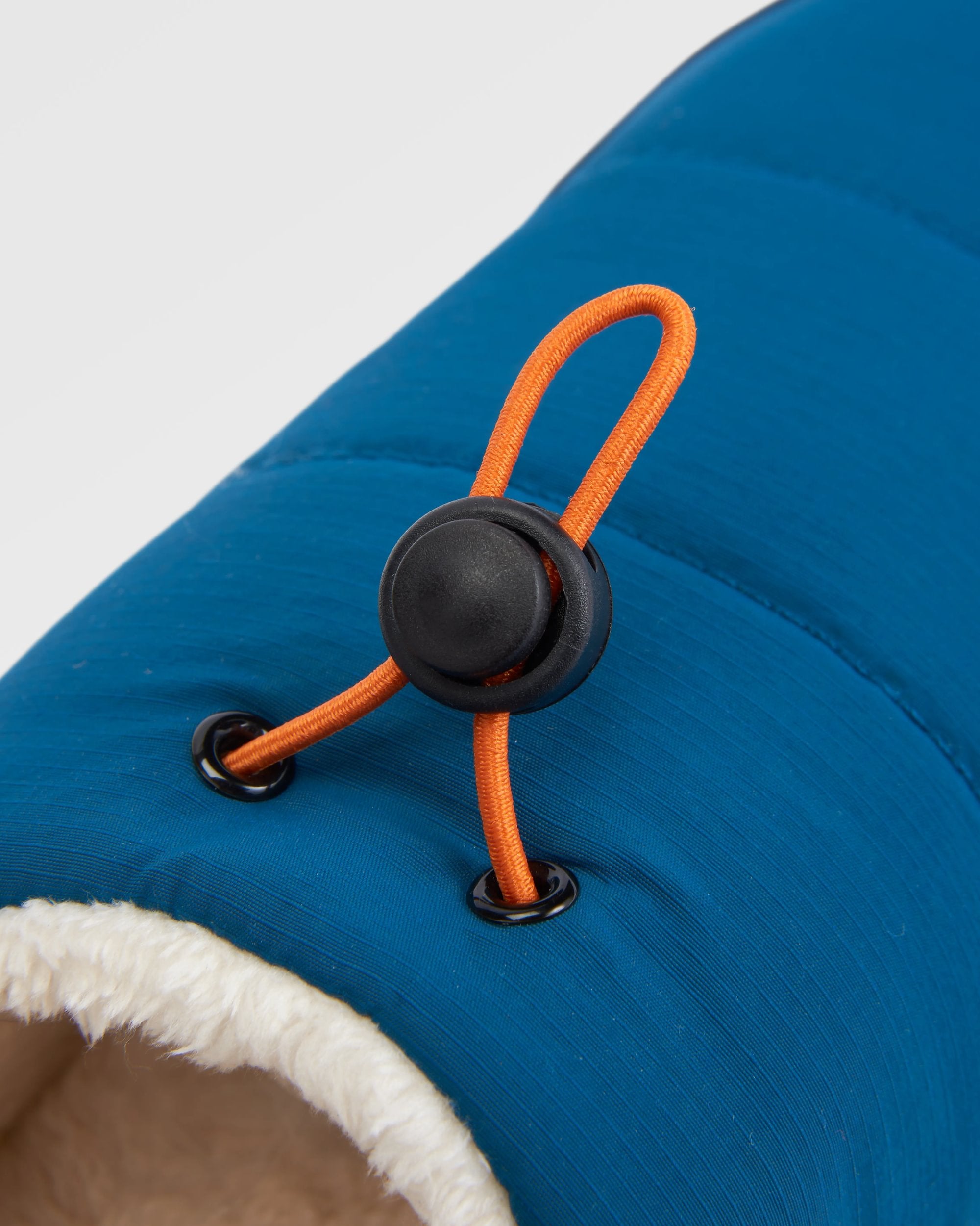 Step Out Men's Fleece Lined Slipper - Tidal Blue - Flatlay