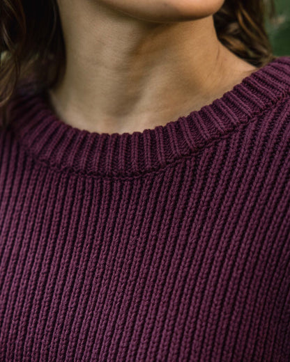 Gondwana Classic Knitted Jumper - Wine