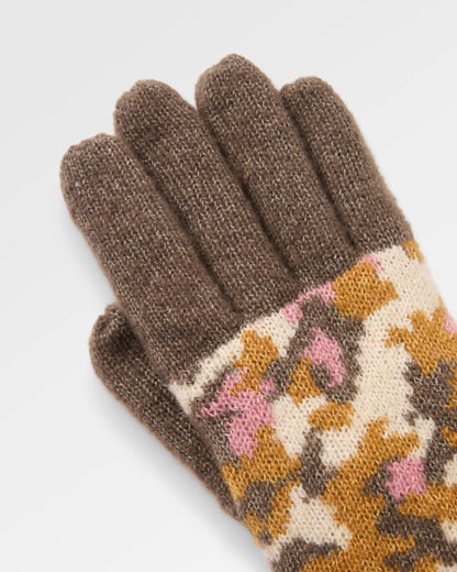 Fun Knit Glove - Powder Camo Dusty Olive - Flatlay