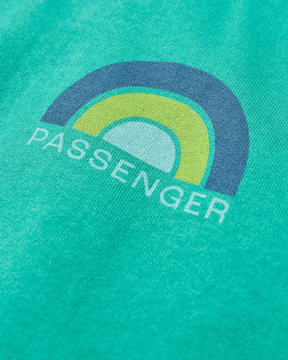 Riser Organic Cotton Hoodie - Greenlake - Flatlay