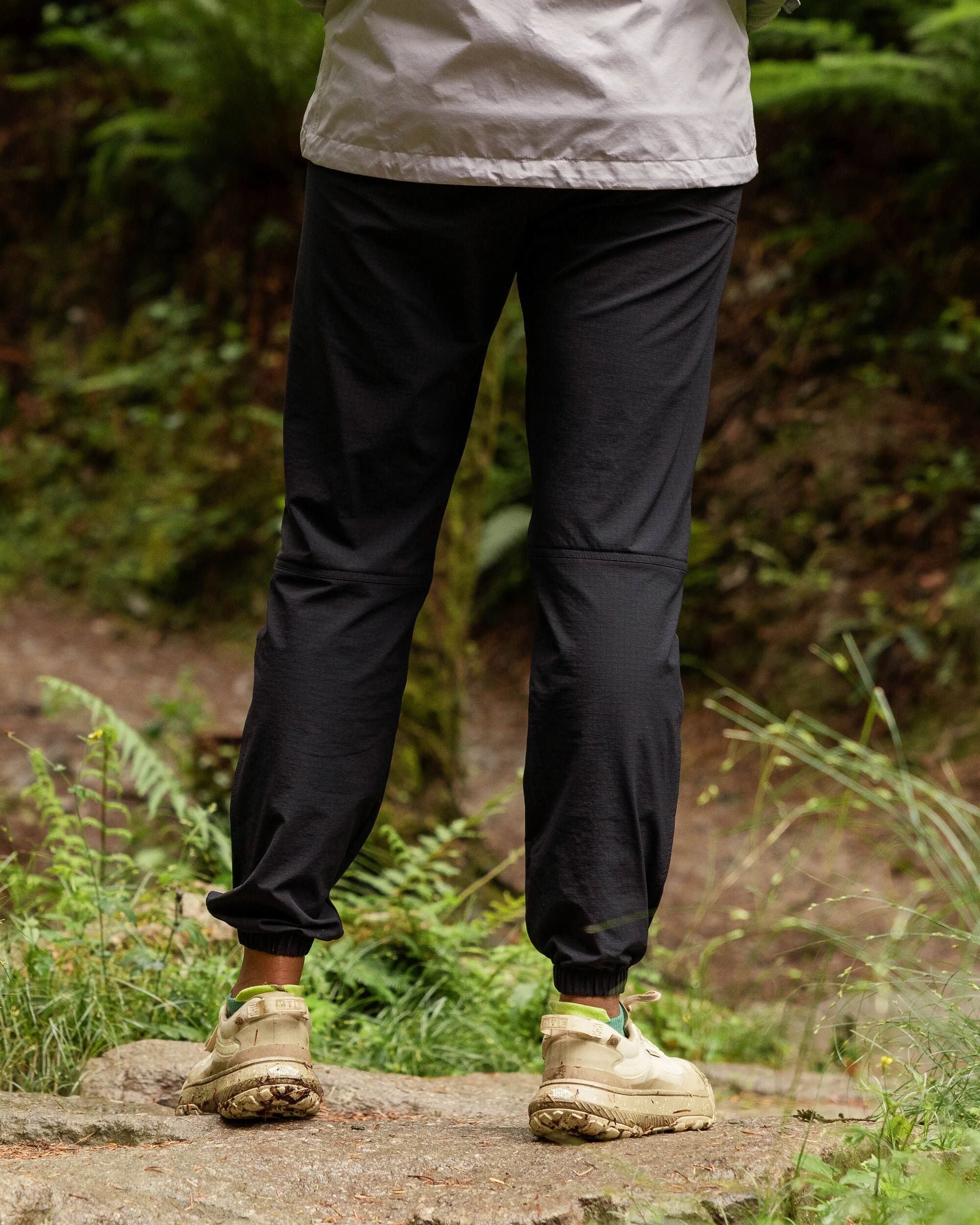 Sandstone Recycled Active Trail Jogger - Black - Lifestyle