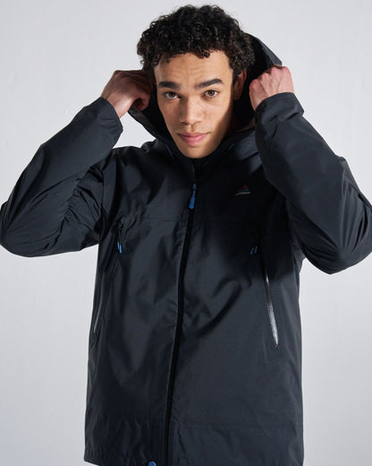 Trailscape Light Men's Waterproof Jacket - Black - Studio Model