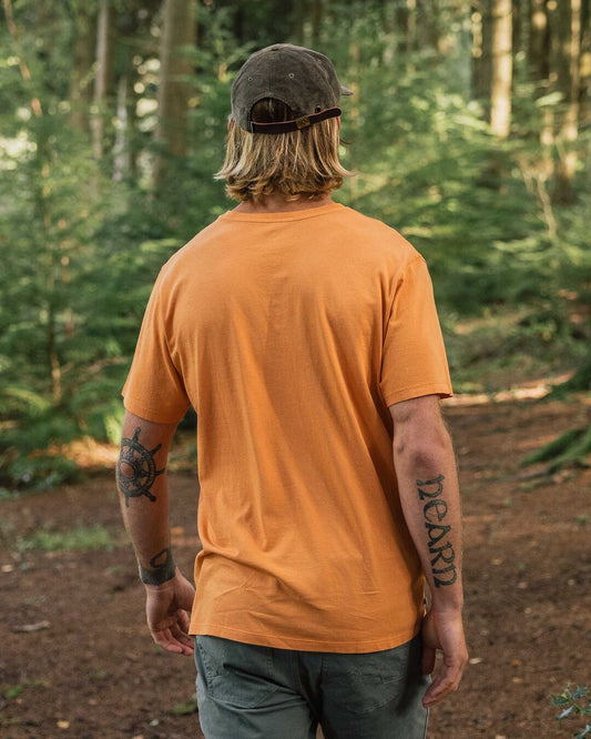 Classic Logo Recycled Cotton T-Shirt - Tangerine