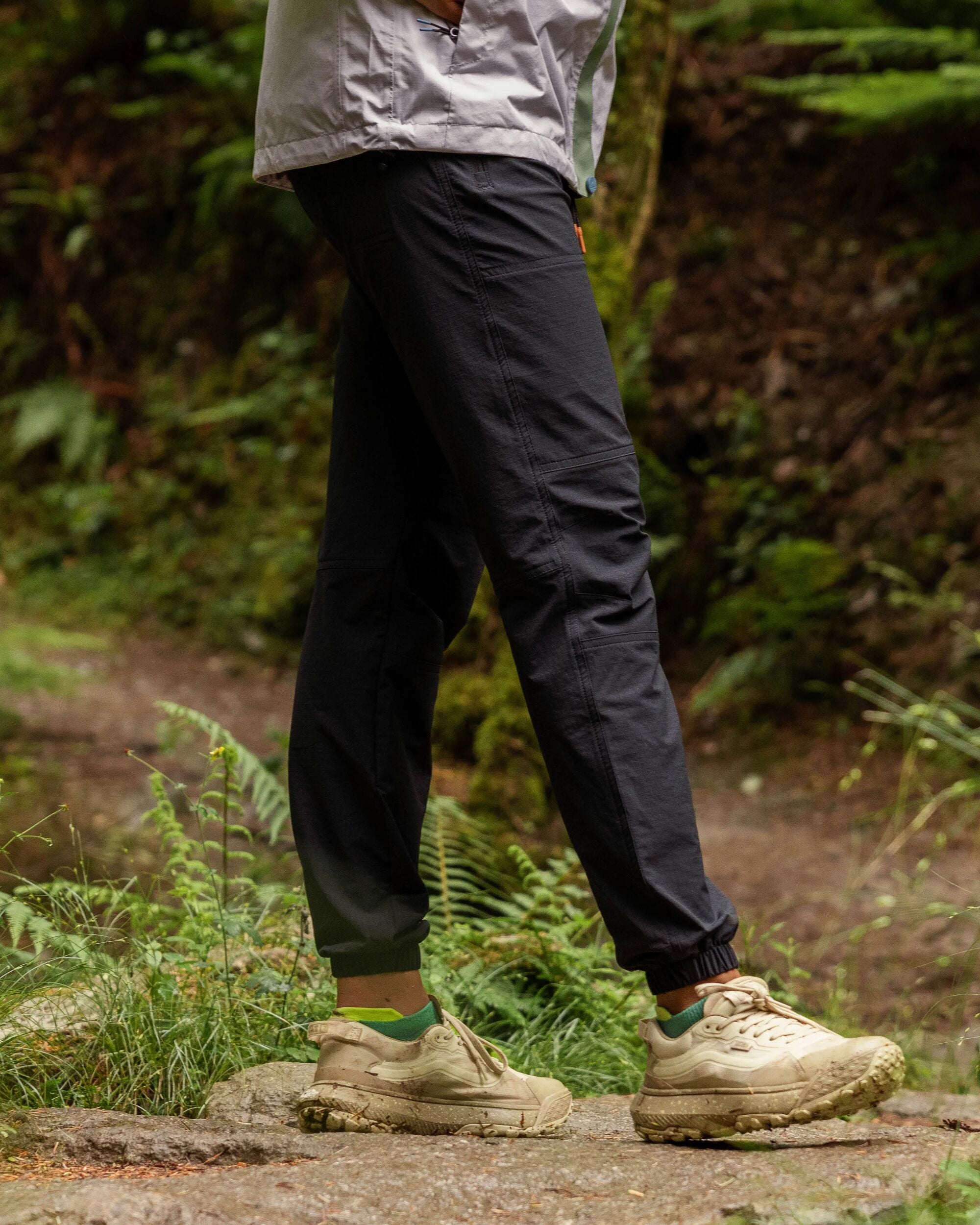 Sandstone Recycled Active Trail Jogger - Black - Lifestyle