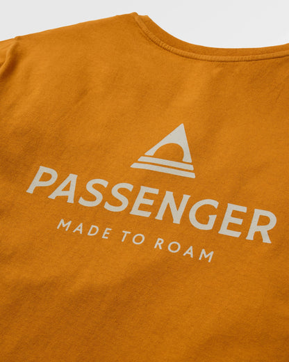 Passenger T-Shirt - Retro Orange - Flatlay