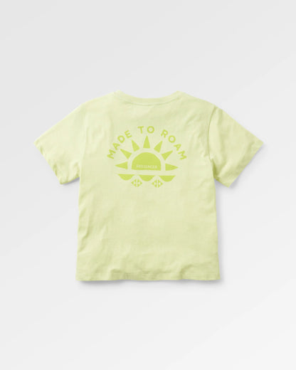 Sunburst Organic T-Shirt - Soft Lime Juice