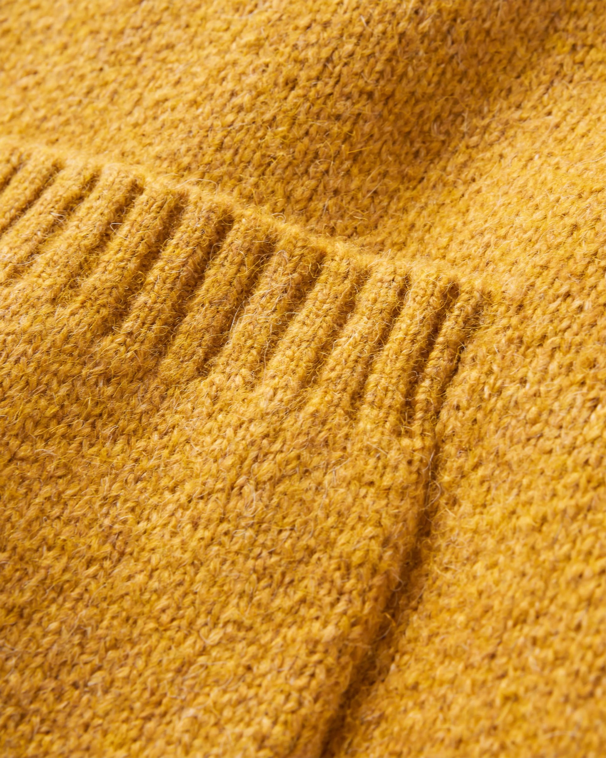 West Coast Recycled Knitted Cardigan - Sunset Yellow Marl