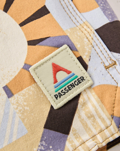"Cruiser Boardshort - 21""" - Sun Patch Desert - Flatlay