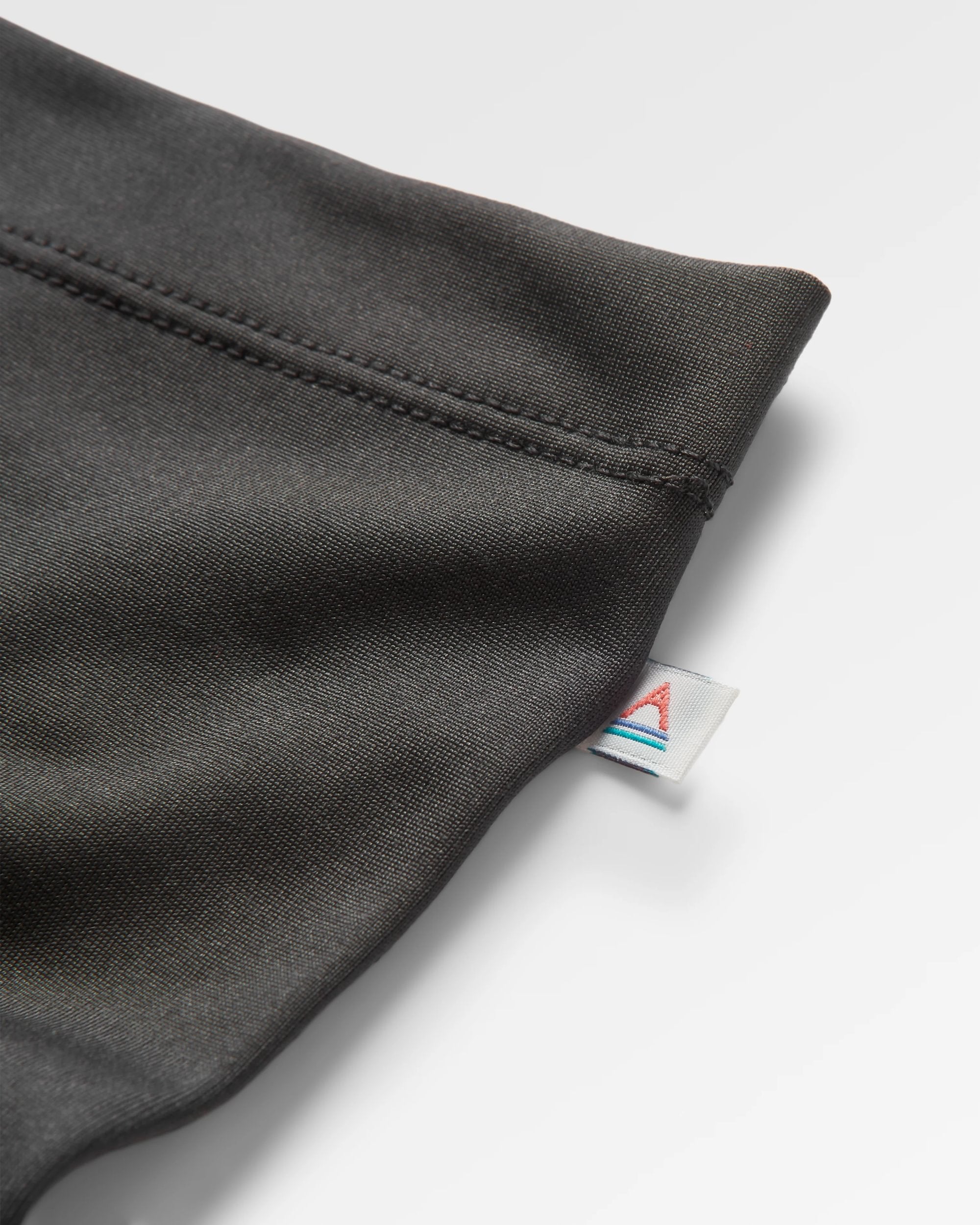 Mist Recycled Neck Gaiter - Black - Flatlay