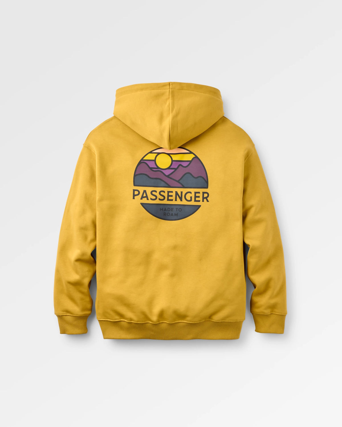 Laidback Relaxed Fit Hoodie - Dusty Ochre - Flatlay