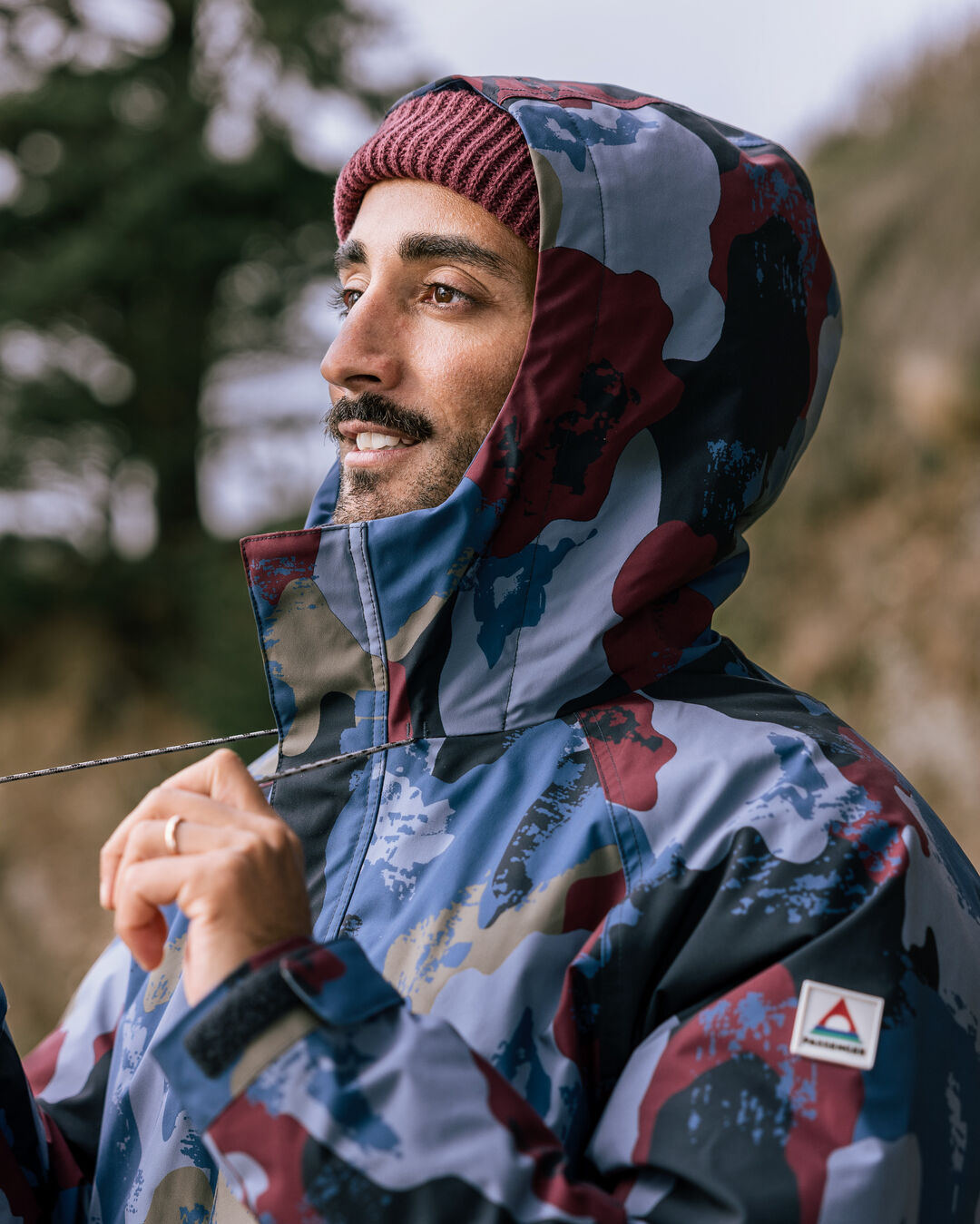 Baltic Recycled Insulated Jacket - Sycamore Pattern - Lifestyle