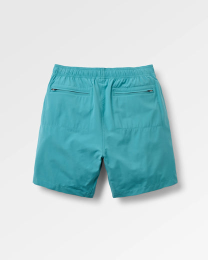 Traveller Organic All Purpose Short 2.0 - Ocean Teal - Flatlay