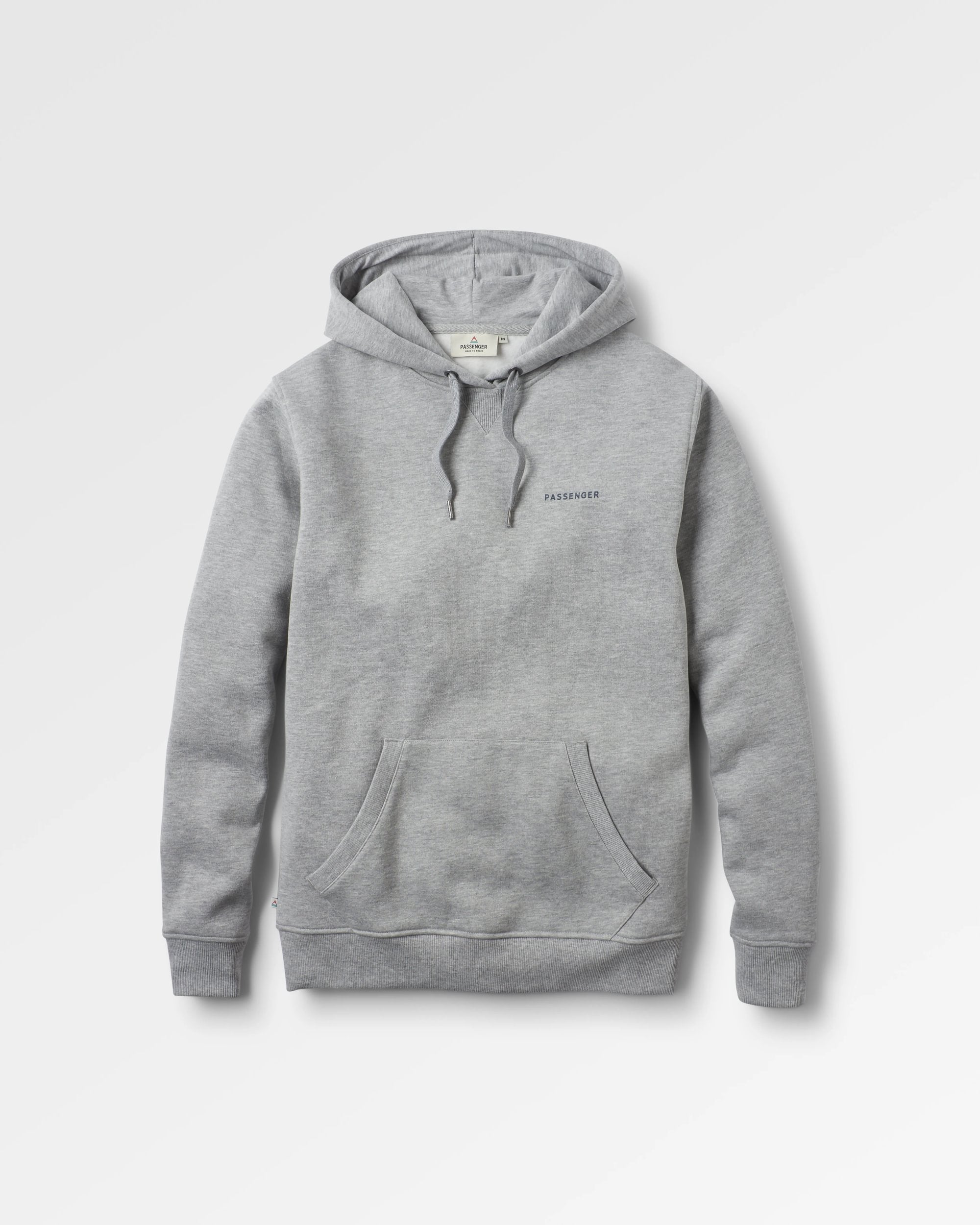 Made To Roam Hoodie - Grey Marl - Flatlay