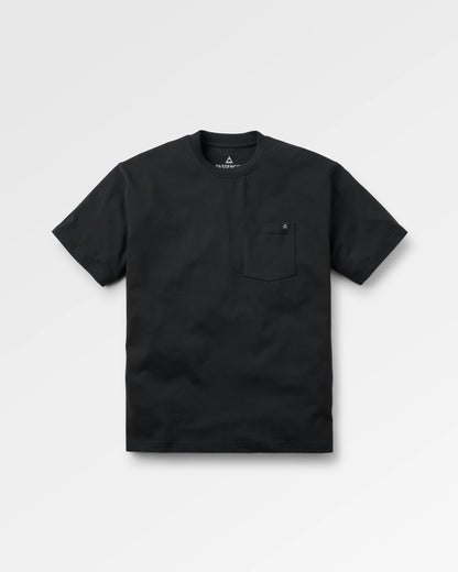 Heritage Relaxed Fit T-Shirt - Black - Flatlay