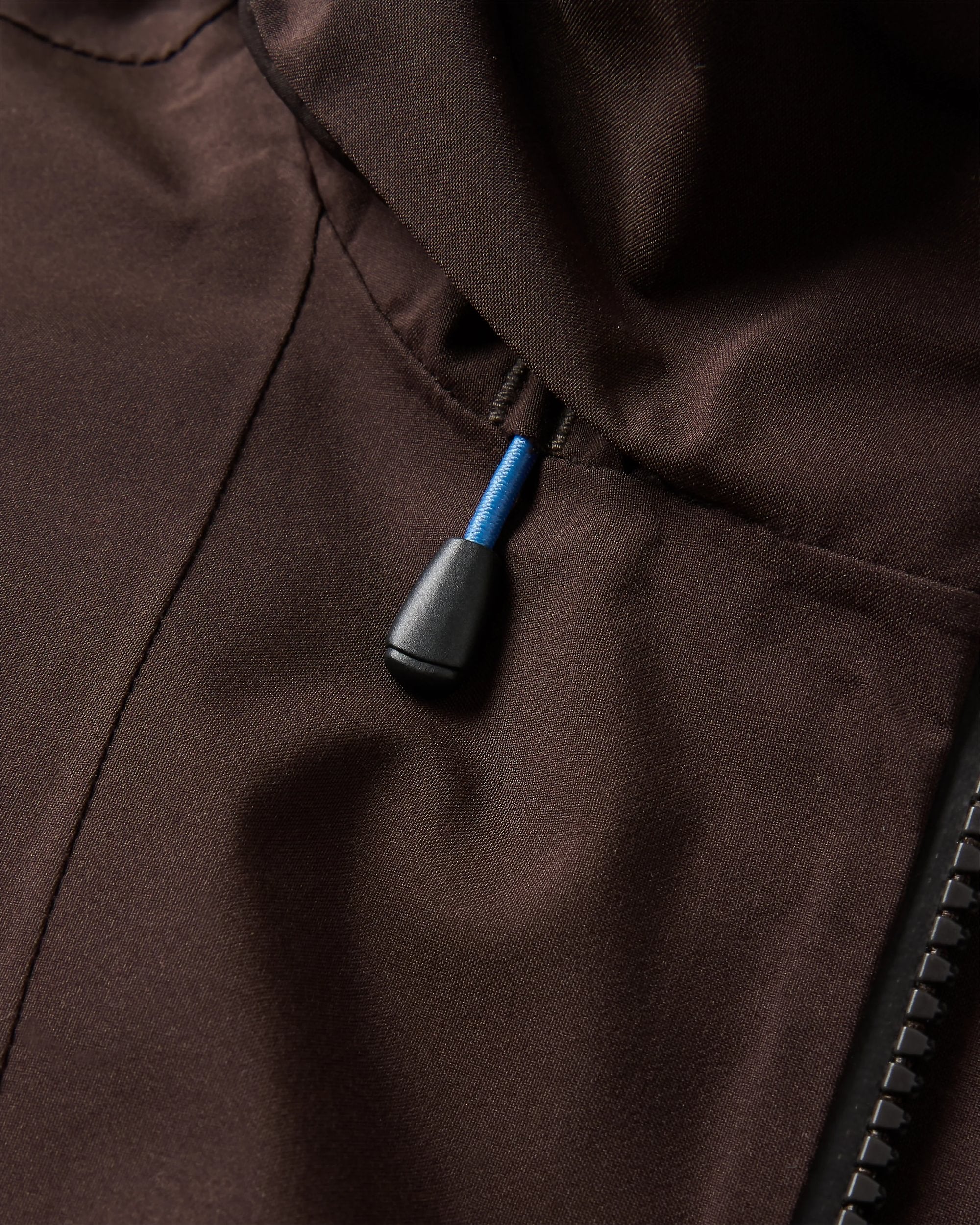 Diablo Recycled Waterproof Anorak - Caramel/Espresso - Flatlay