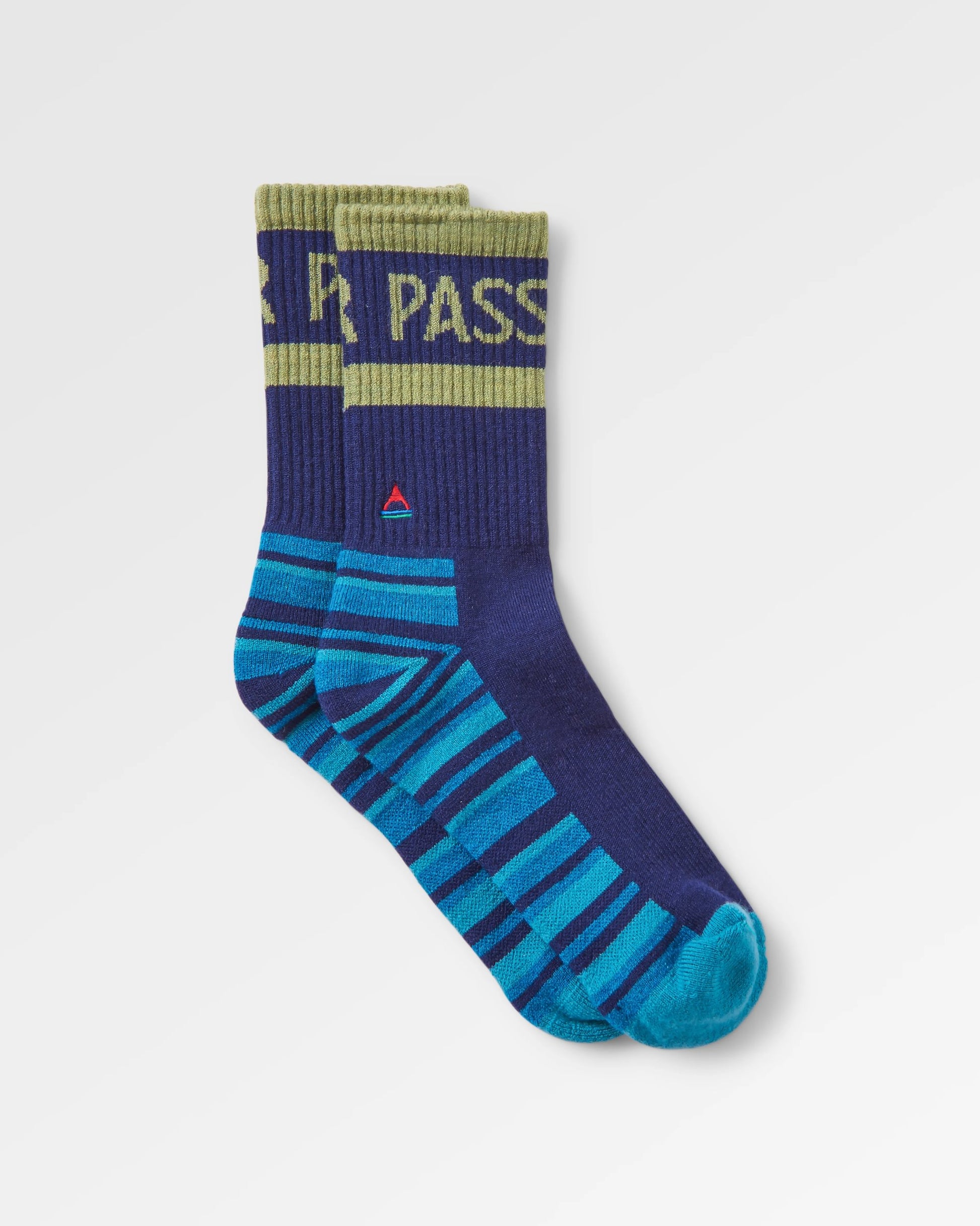 Sierra Active Socks - Tidal Blue