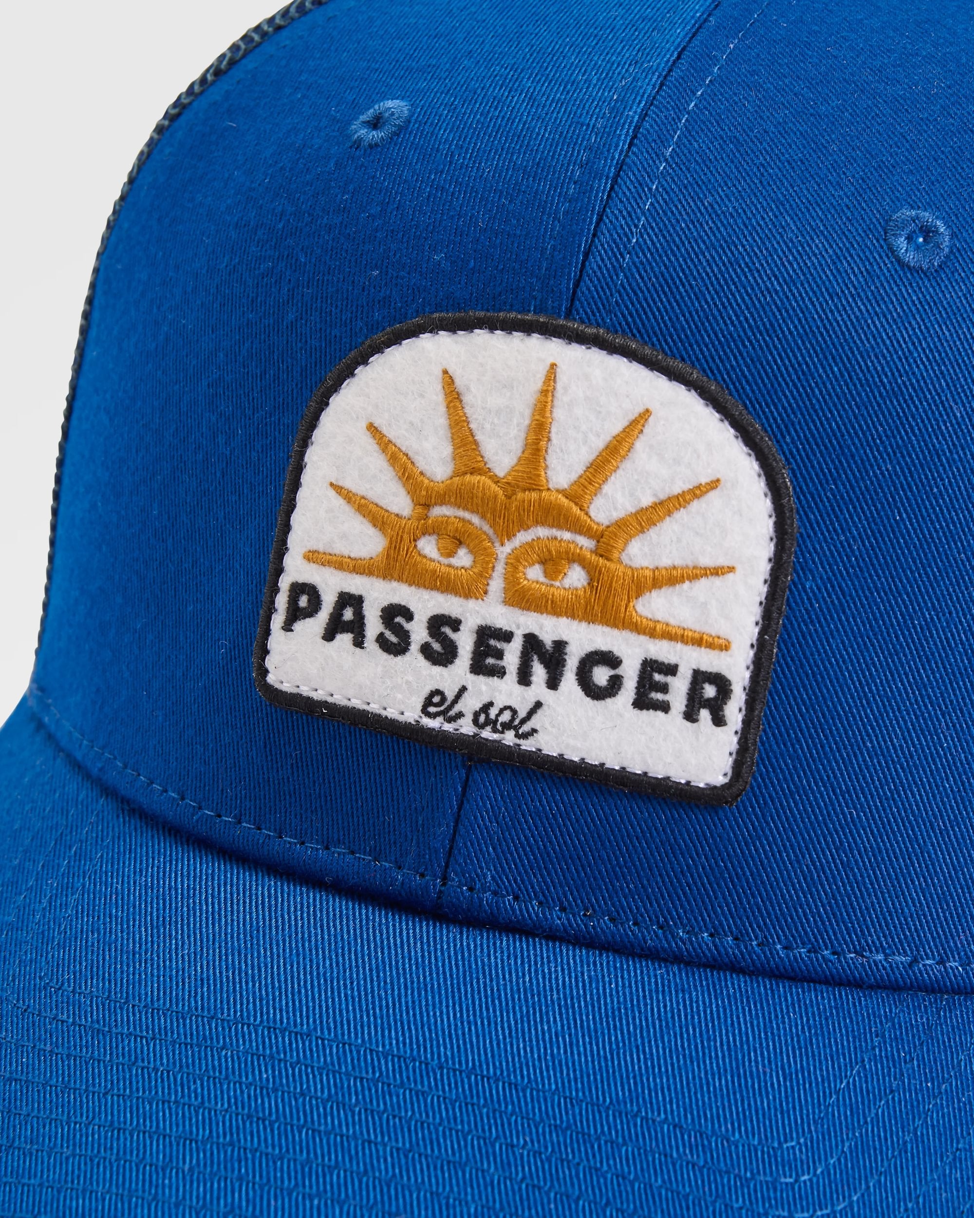 Midtown Trucker Cap - Blue Navy - Flatlay