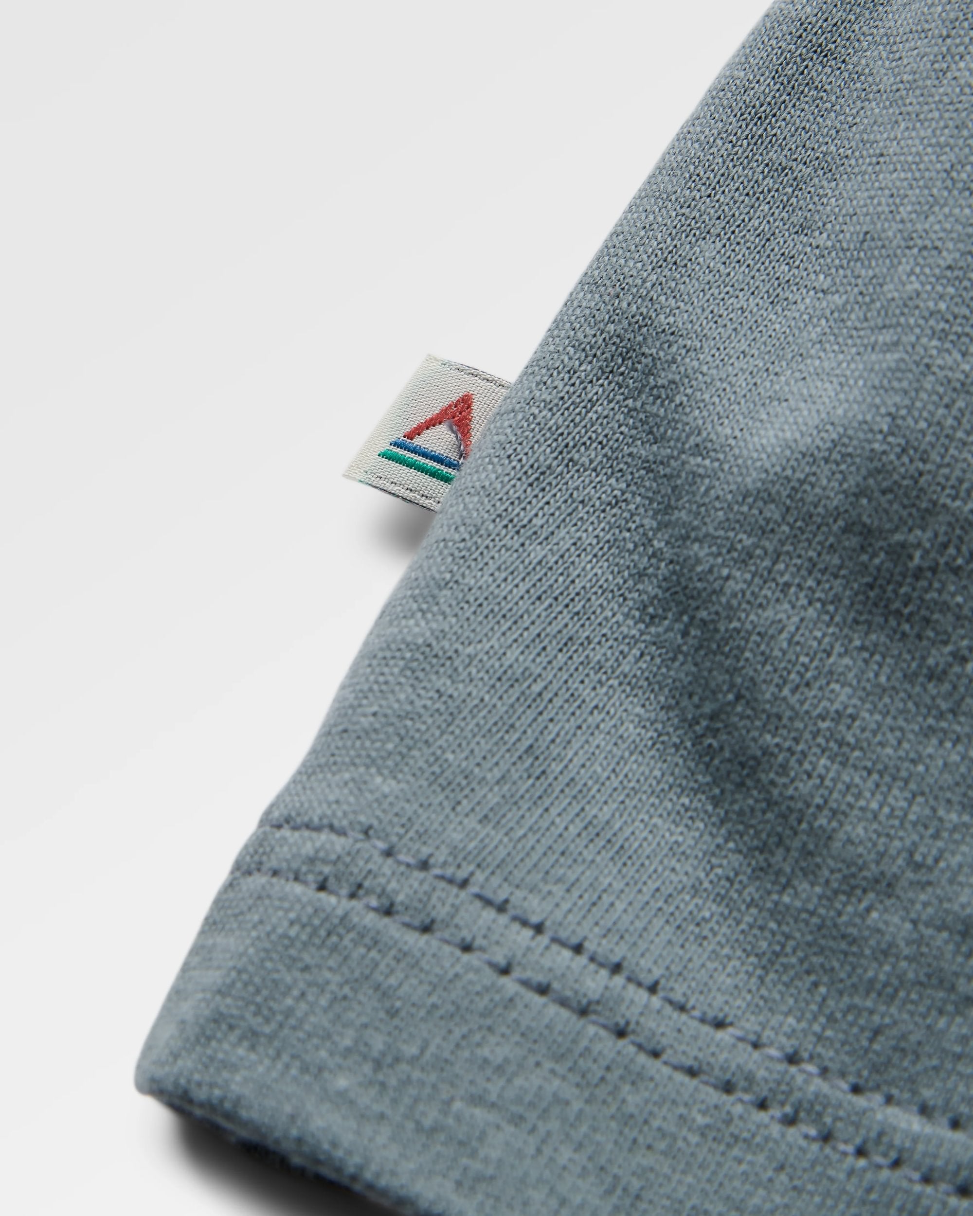 Escapism Recycled Cotton T-Shirt - Storm Grey - Flatlay