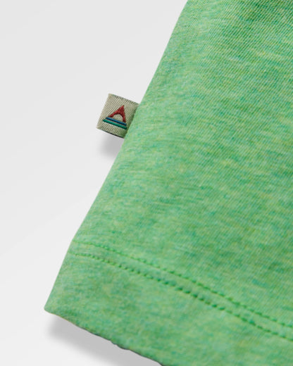 Legacy T-shirt - True Green Marl - Flatlay