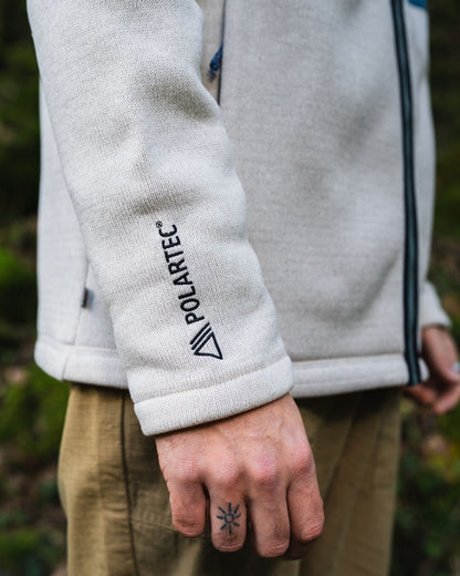 Male_Incline Recycled Polartec® Fleece - Vintage White