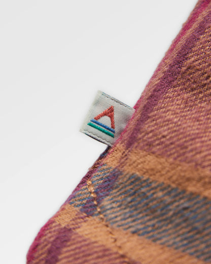 Stella Organic Cotton LS Shirt - Toffee Check - Flatlay