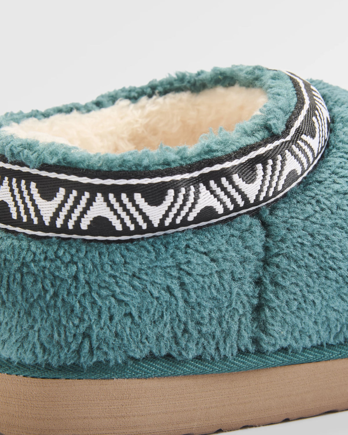 Ember Sherpa Fleece Slipper - Mediterranean - Flatlay