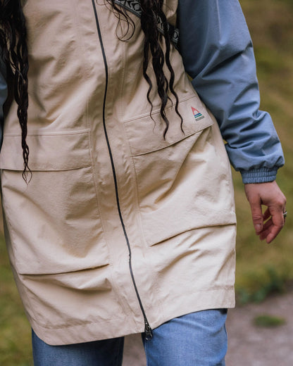 Serein Waterproof Jacket - Faded Denim/Desert - Lifestyle