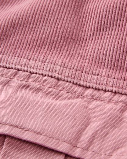 Nomad Corduroy Overshirt - Pink Haze - Flatlay