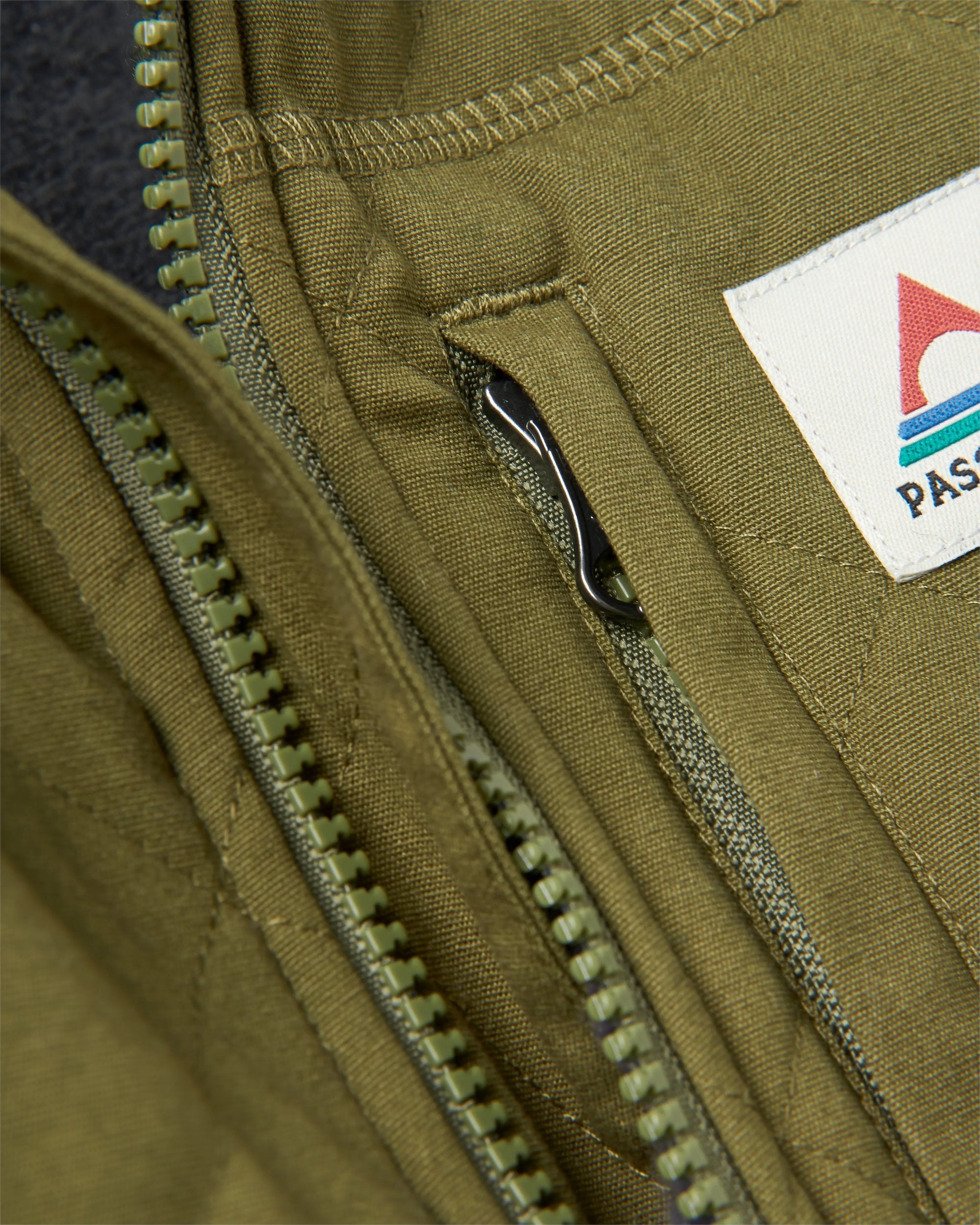 Adventure 2.0 Recycled Deep-Pile Sherpa Fleece - Alpine Camo Khaki - Flatlay