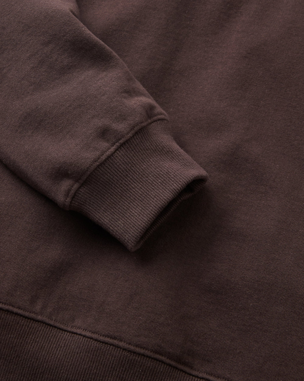 Lost Patch Sweatshirt - Espresso - Flatlay