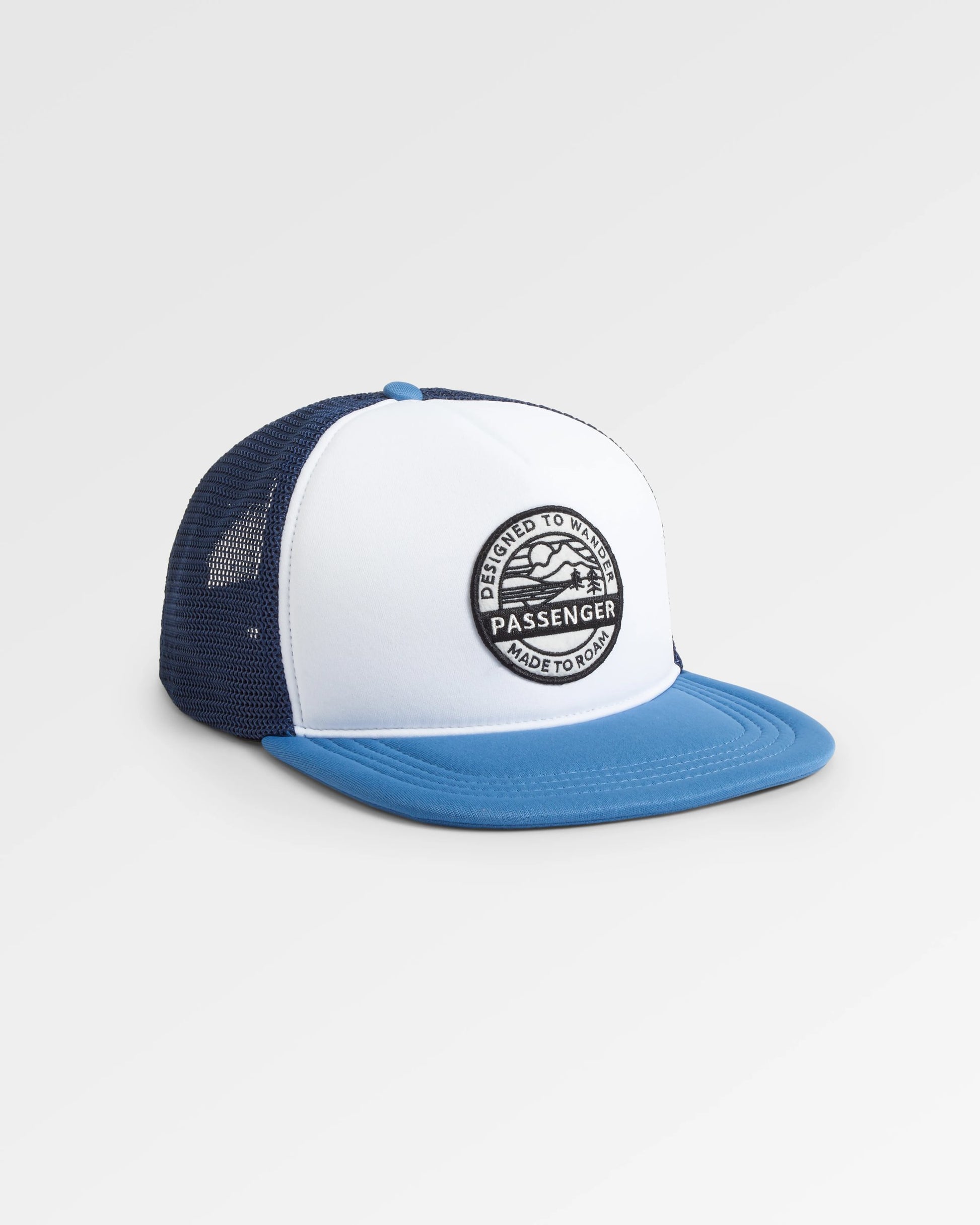 Odyssey Active Mesh Snapback Cap - Navy/ Moonlight Blue