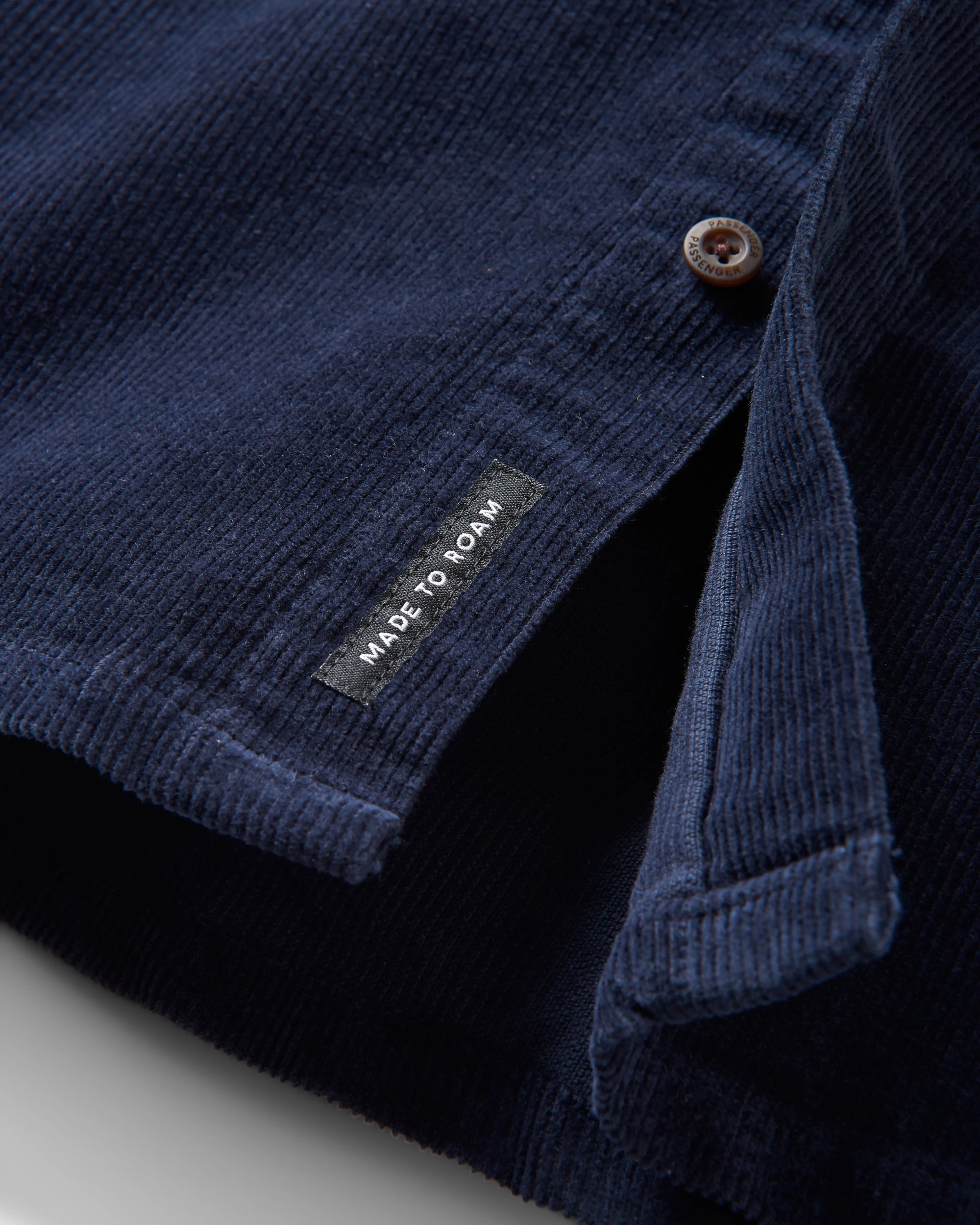 Backcountry Cord Shirt - Deep Navy - Flatlay