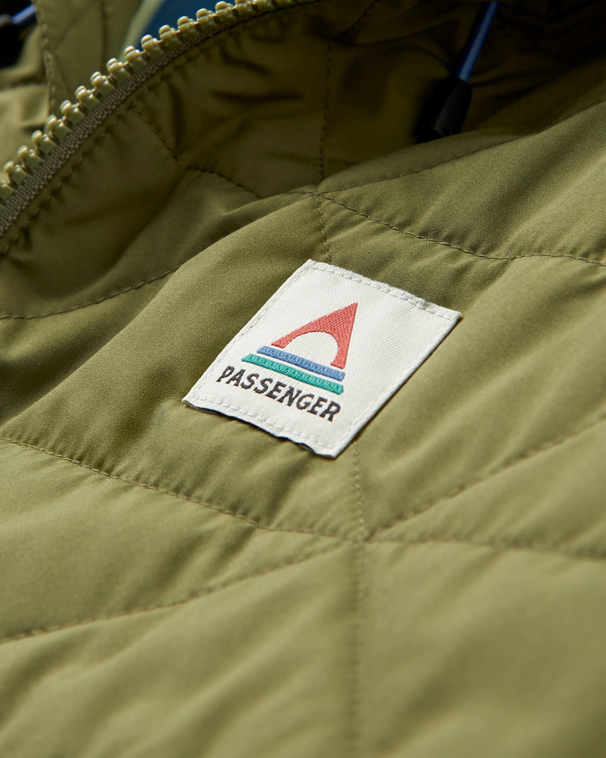 Base Recycled Thermore® Insulated Jacket - Khaki - Flatlay