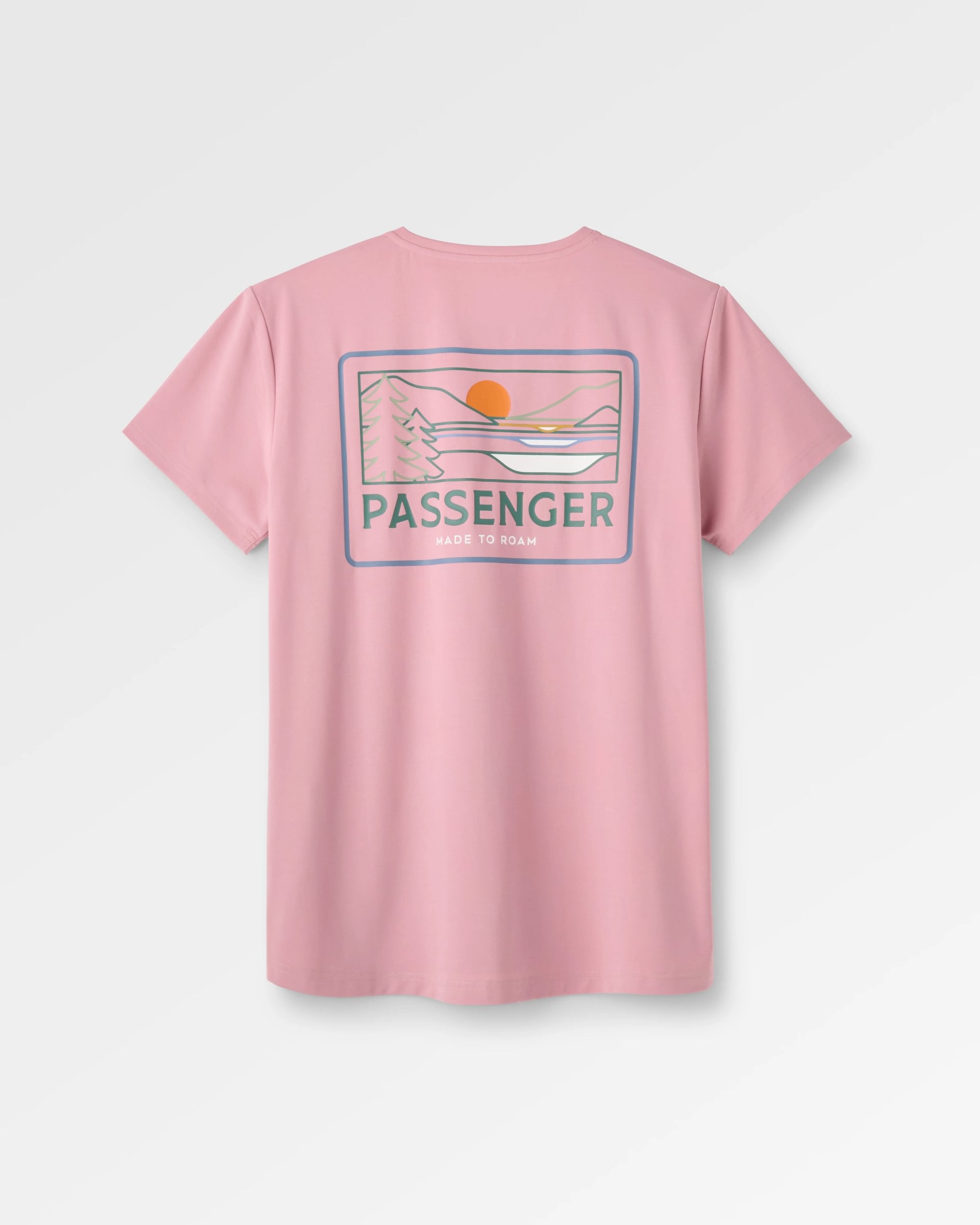 Roamer Women's Drirelease® Active T-Shirt - Pink Haze - Flatlay