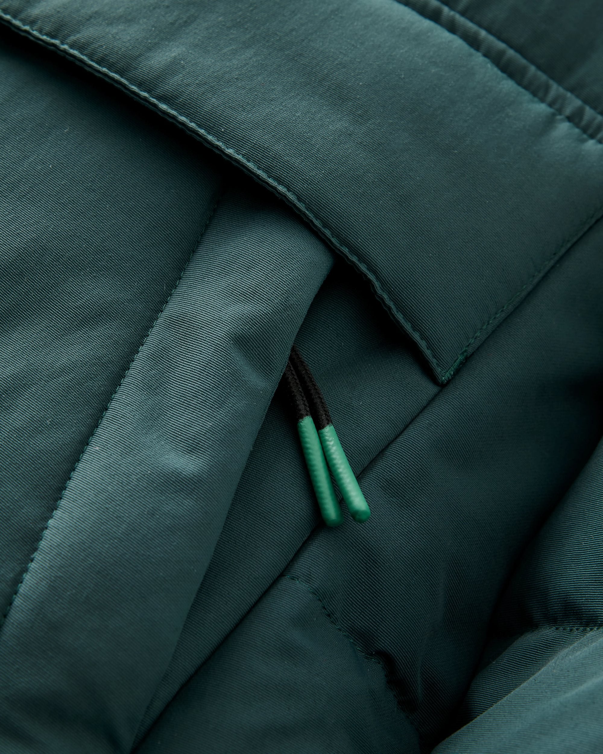 Nook Down Jacket - Dark Fern  - Flatlay