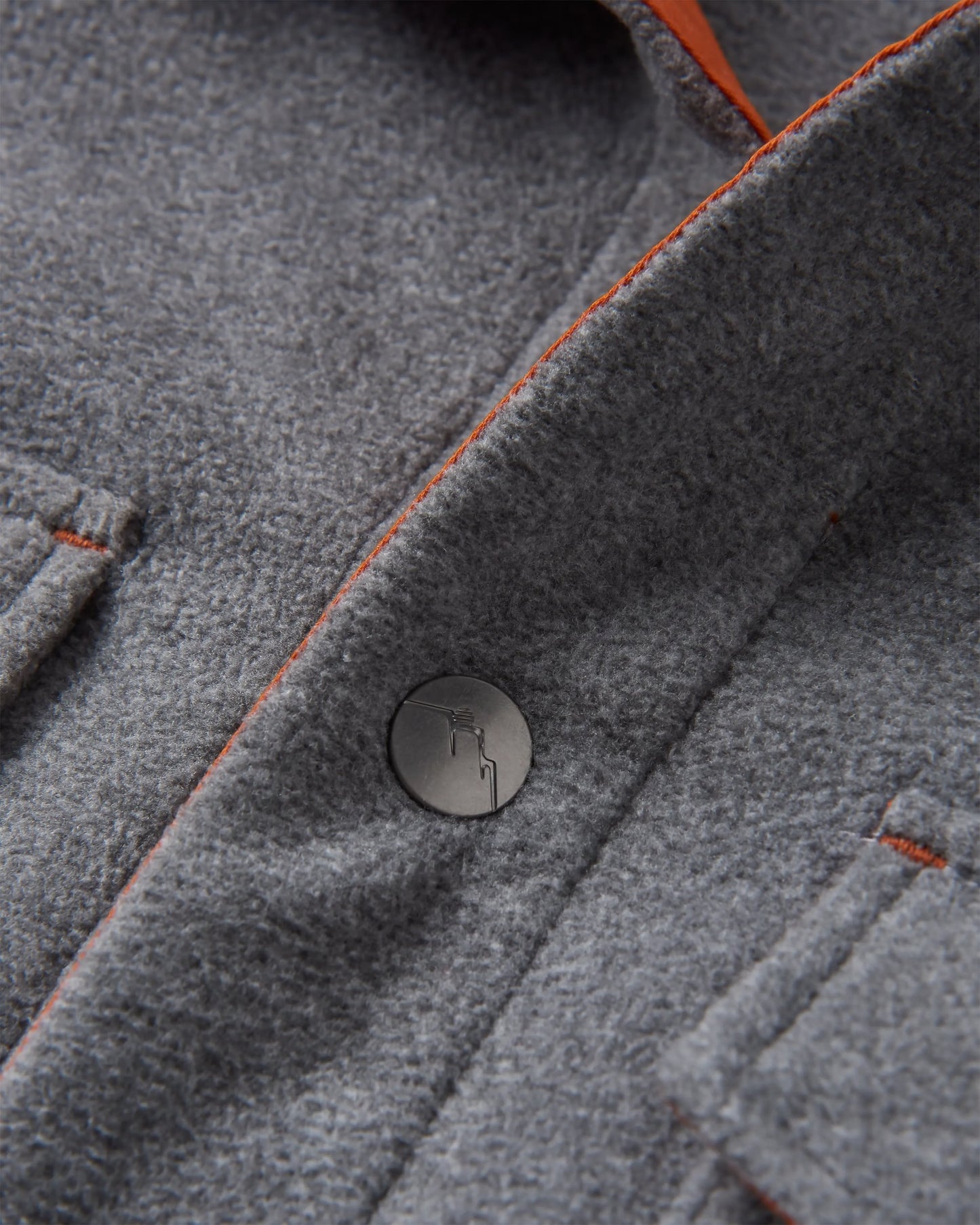 Maple Recycled Polar Fleece Shirt - Grey Marl 2