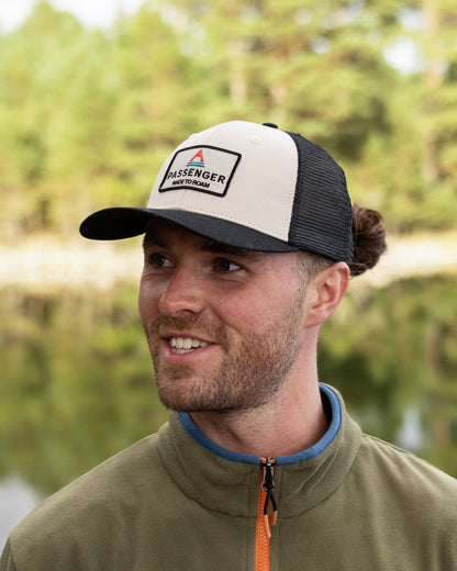 Core Organic Cotton Trucker Cap - Black/ White - Lifestyle - Male