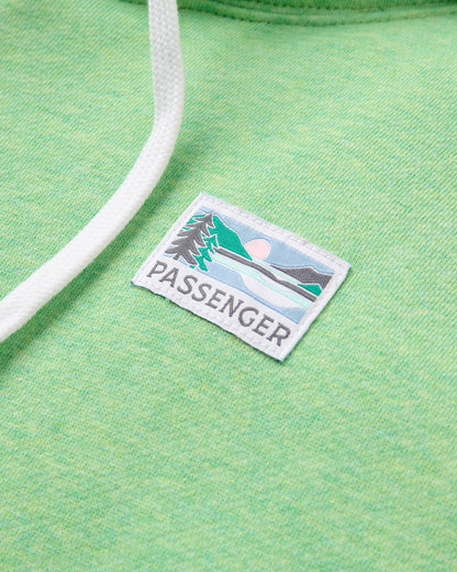 Legacy Hoodie - True Green Marl - Flatlay