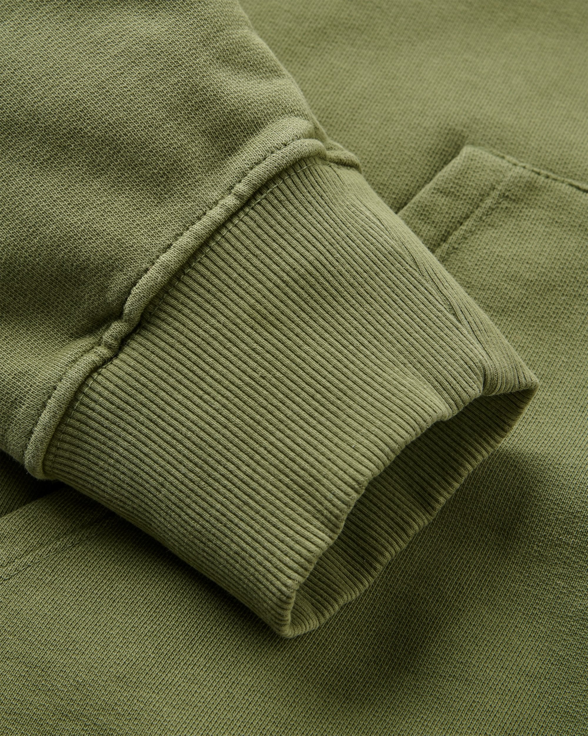 Passenger Relaxed Fit Hoodie - Khaki - Flatlay
