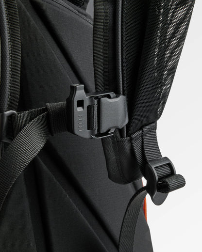 Atlas Recycled Backpack Duffel - Black - Flatlay