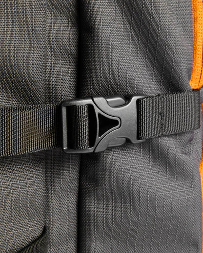 Atlas Recycled Backpack Duffel - Black - Flatlay