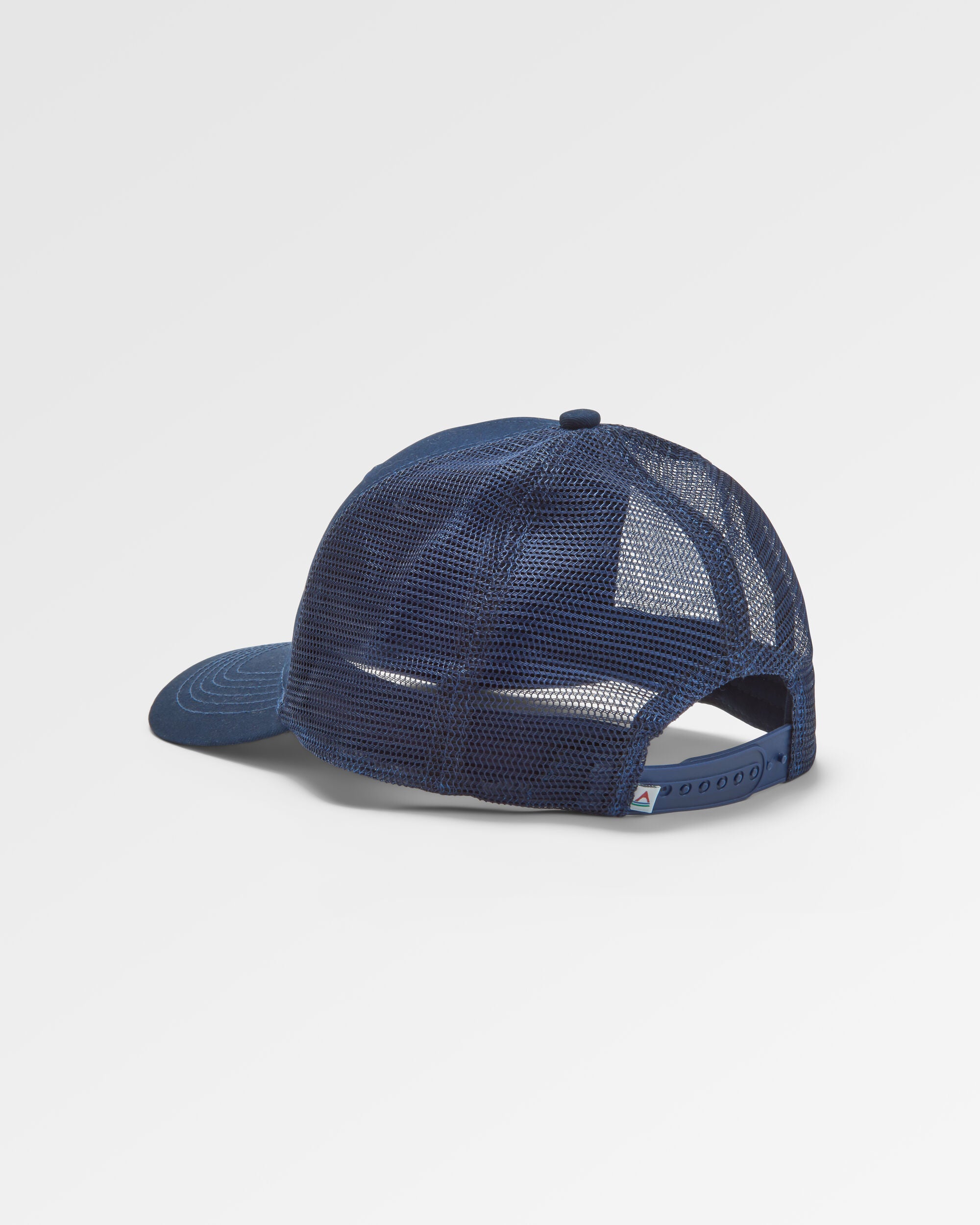 Passenger Organic Cotton Trucker Cap - Rich Navy - Flatlay