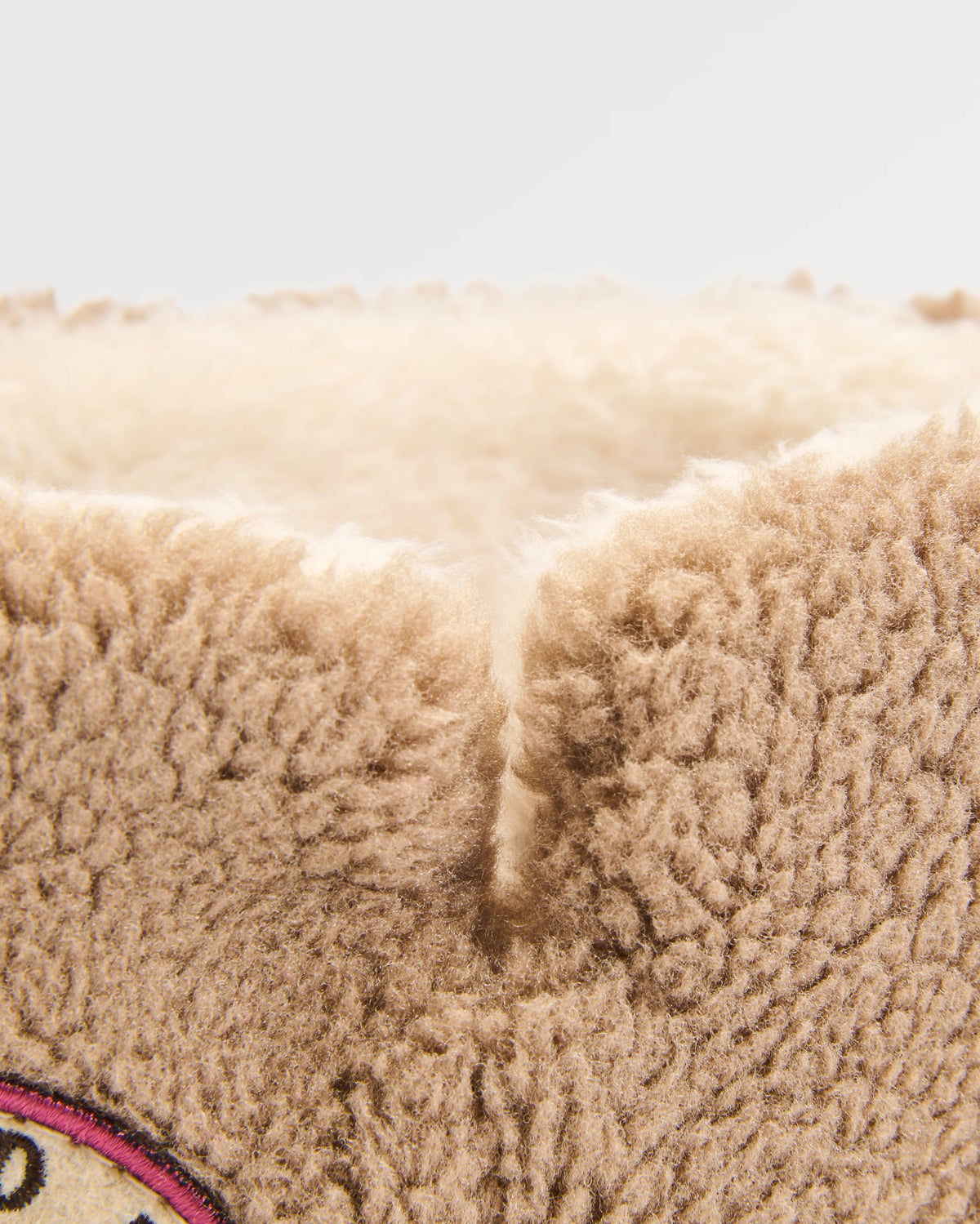 Hideaway Sherpa Fleece Slipper - Biscuit - Flatlay