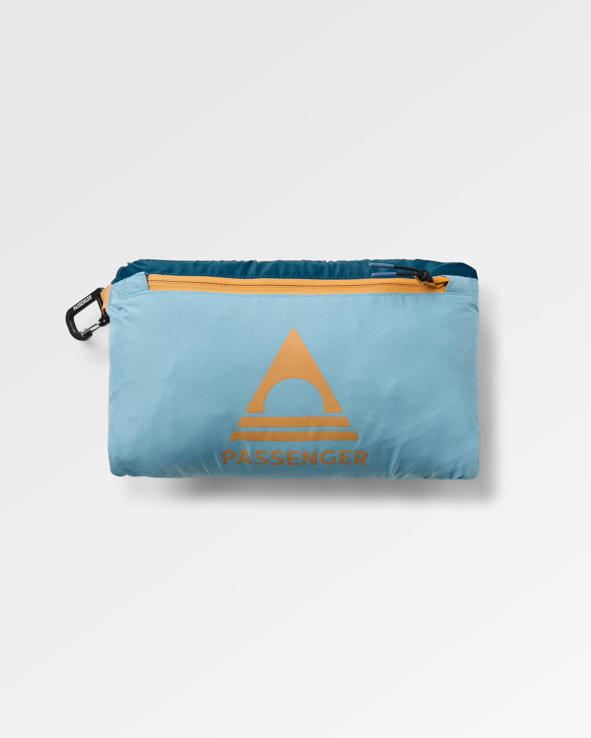 Northstar Down Recycled Gilet - Retro Blue/Tidal Blue - Flatlay