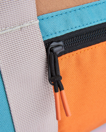 Boondocker Recycled 30L Duffel - Arctic/Retro Orange - Flatlay