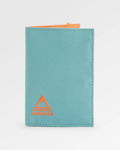 Essentials Recycled Wallet - Arctic/Retro Orange - Flatlay