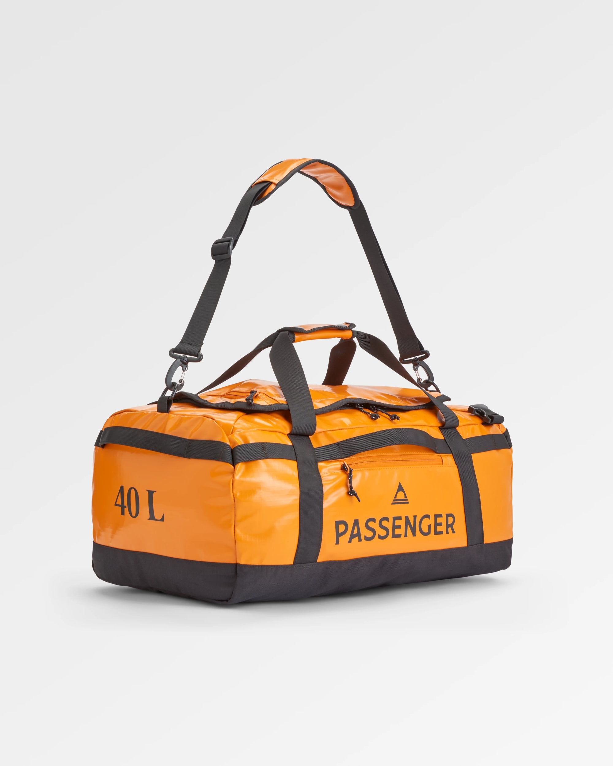 Roamer Recycled 40L Duffel Bag - Sunrise Orange - Flatlay
