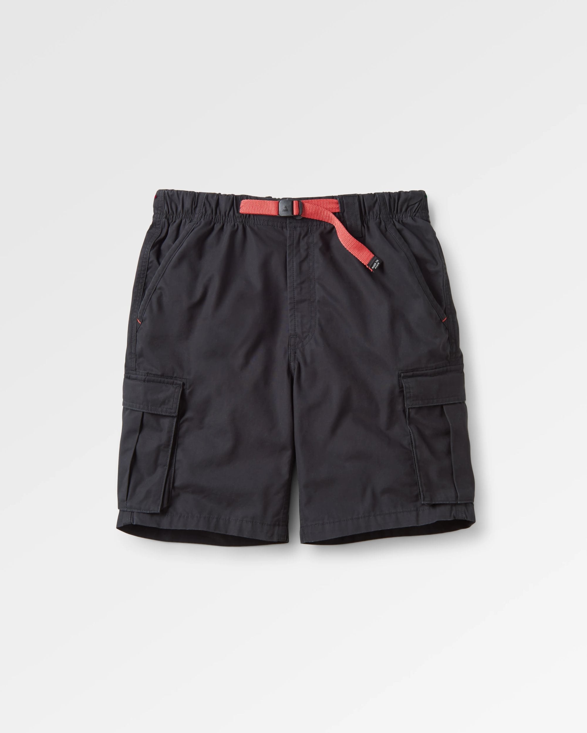 Adventurer Cargo Cotton Short - Black - Flatlay