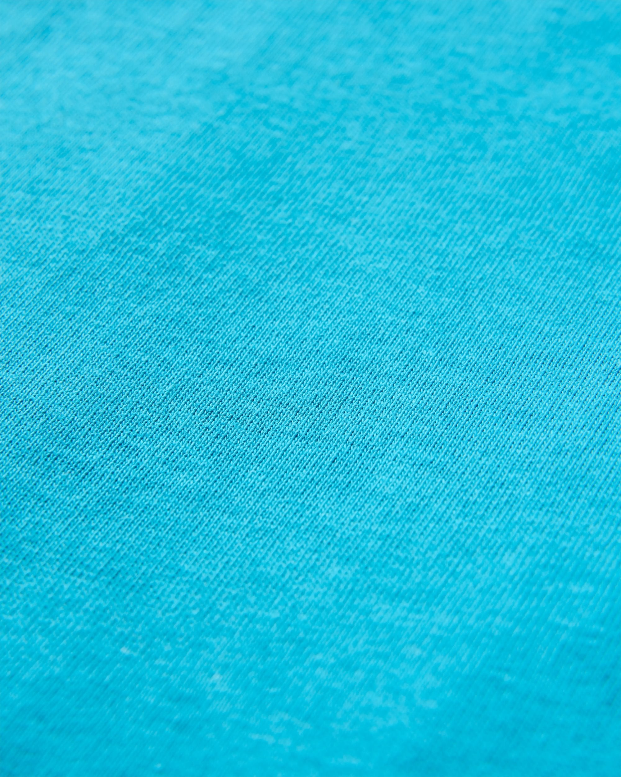 Riser Recycled Cotton LS T-Shirt - Bluejay - Flatlay