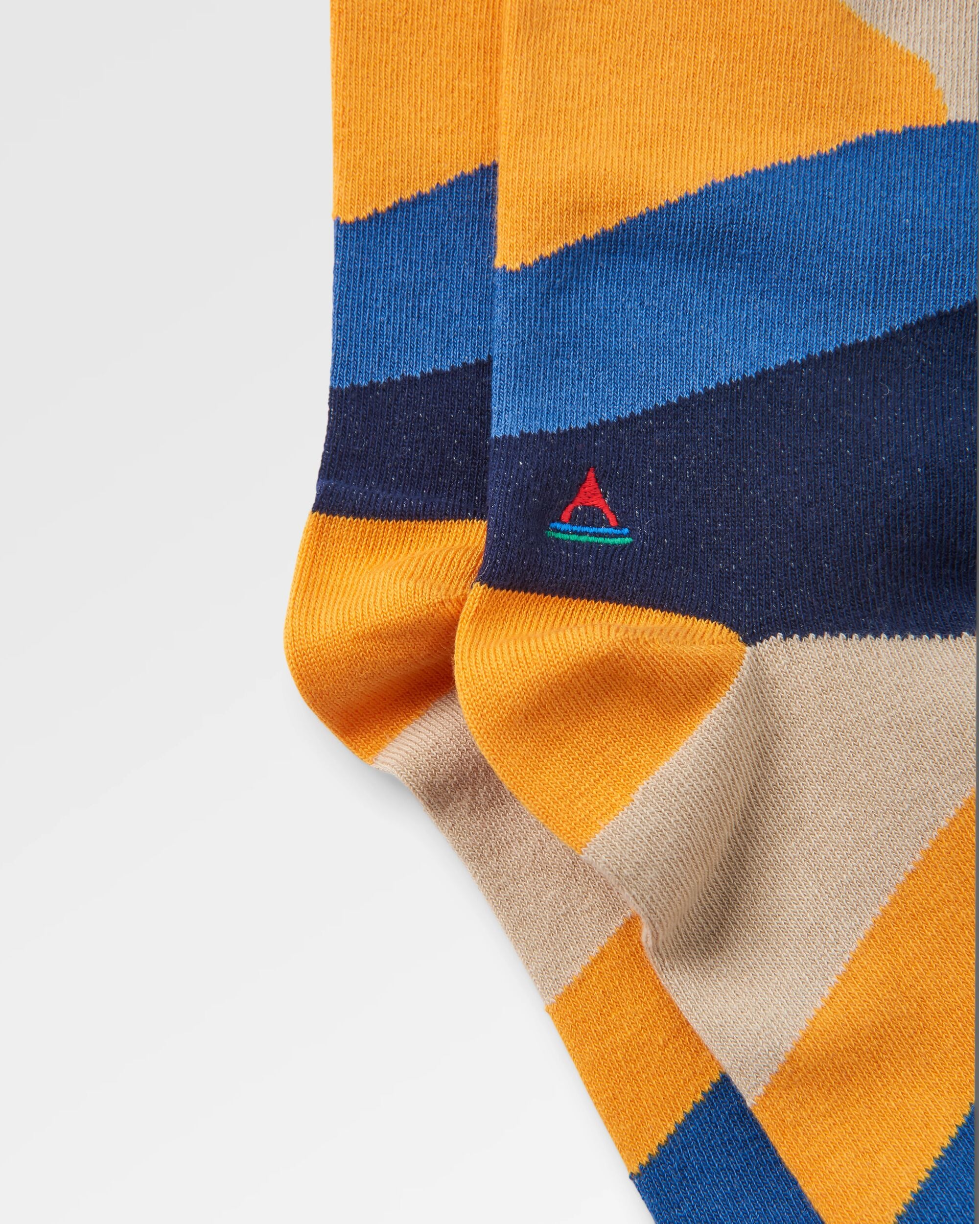 Vista Organic Socks - Birch - Flatlay